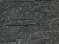 Rivetimento muri in pietra naturale nera